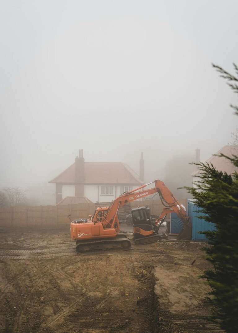 House extension under construction